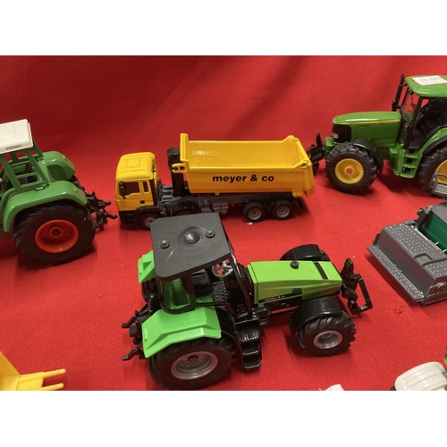 306 - Toys: Diecast Farming Machinery, Siku Germany, includes Braud SB64 Grape Picker, Claas Jargo C50, Wi... 