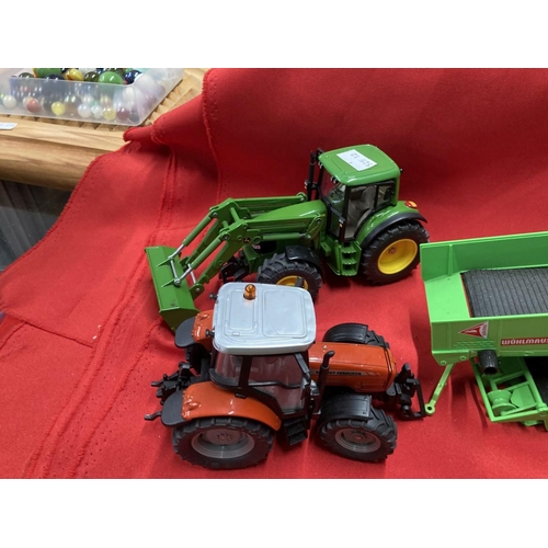 306 - Toys: Diecast Farming Machinery, Siku Germany, includes Braud SB64 Grape Picker, Claas Jargo C50, Wi... 