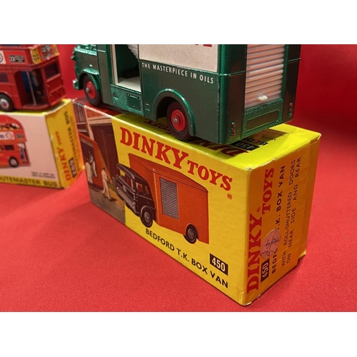 321 - Toys: Diecast Dinky Toys 1964-65, 289 Routemaster Bus, Esso safety grip tyres, driver and conductres... 