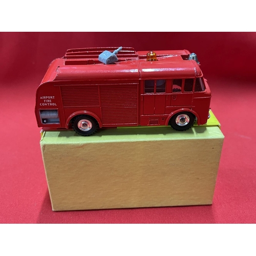 323 - Toys: Diecast Dinky Toys 1962-69, 276 Airport Fire Tender in yellow/red export box.