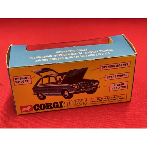 324 - Toys: Diecast Corgi Toys 1969, 260 Renault 16 TS metallic maroon, yellow interior, boxed. Plus SO8 C... 