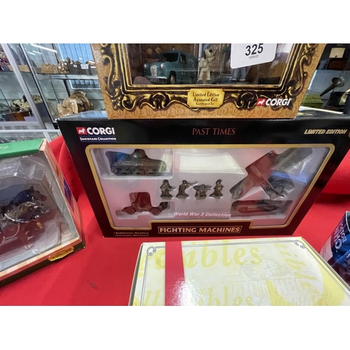 325 - Toys: Diecast vehicles sets Corgi - WWII Collection M4AZ Sherman Tank CC51007, Past Times WWII Colle... 