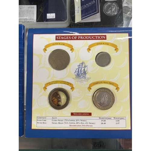 545 - Numismatics: Coins, Royal Mint 1994 £2 coin presentation pack, the first United Kingdom bi-colour co... 