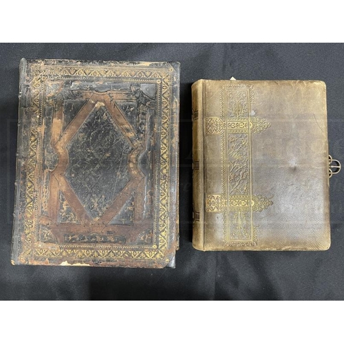 212 - R.M.S. TITANIC: George W. Bowyer Archive. Family photograph album leather bound with brass clasp con... 