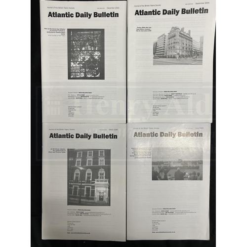 85 - R.M.S. TITANIC: Large library collection of British Titanic Society Atlantic Daily Bulletins and Tit... 