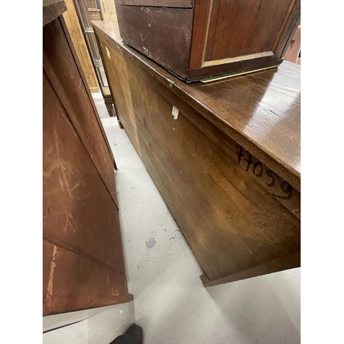 60 - 20th cent. Country style oak sideboard with two drawers over two side cupboards, the large central c... 