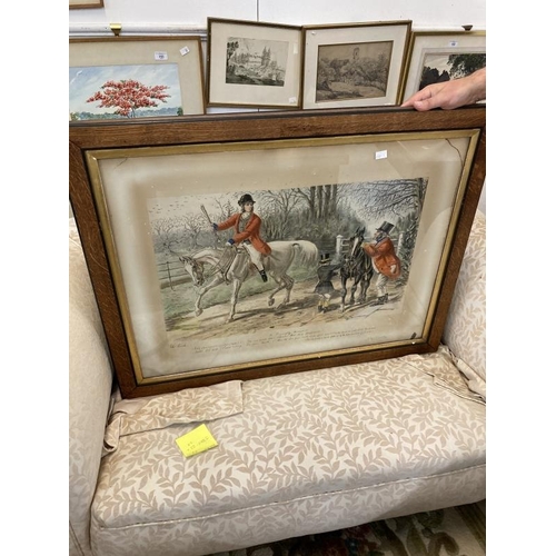 150 - John Leech (1817-64): A Friendly Mount, Gone Away and A Frolic Home After a Blank Day, chromo lithog... 