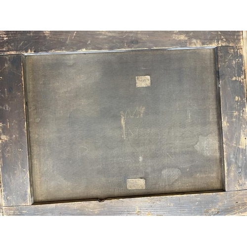 162 - 19th cent. English Primitive School: W.M. Fellowes Chestnut Horse Trotting, signed bottom right W. F... 