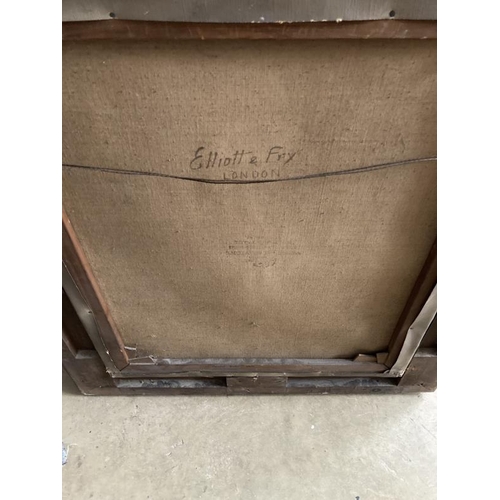 169 - 20th cent. American School: Oil on canvas portrait of a Violet Hall, believed granddaughter of the f... 