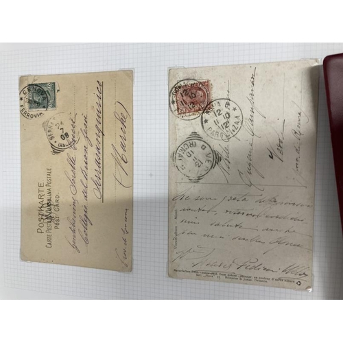 222 - Stamps & Postcards/Postal History: Unusual collection combining stamps and cards associated with eac... 