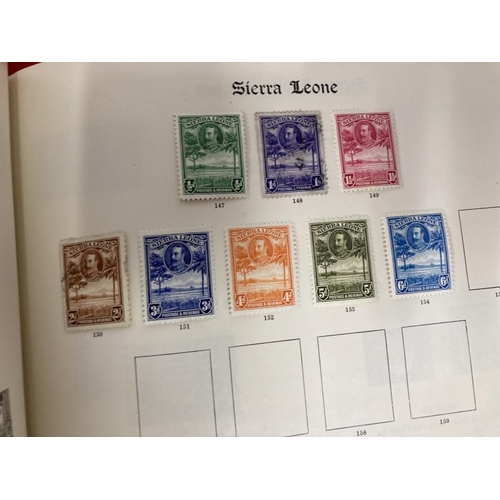 227 - Stamps: Two albums Stanley Gibbons Imperial album, mainly George V and VI era World stamps, plus Sta... 