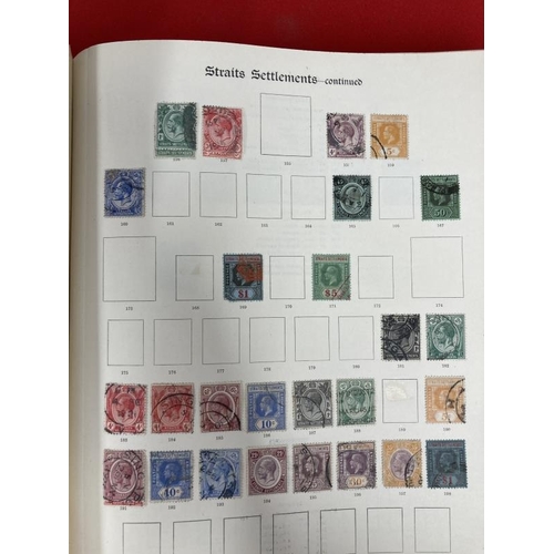 228 - Stamps: Stanley Gibbons Imperial album Commonwealth issues up to mid 1928, lightly populated with a ... 