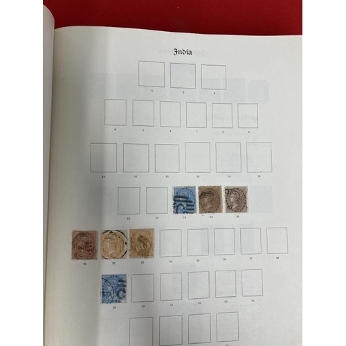 228 - Stamps: Stanley Gibbons Imperial album Commonwealth issues up to mid 1928, lightly populated with a ... 