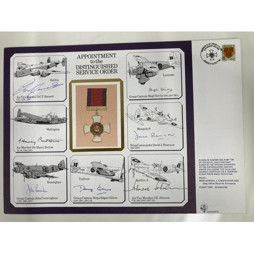 229 - Stamps: Commemorative covers R.A.F. Museum Awards series signed cover collection. DM set of nineteen... 