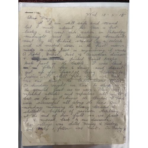 240 - World War One: A superb collection of letters written from the trenches by Sapper Thomas Winter of W... 