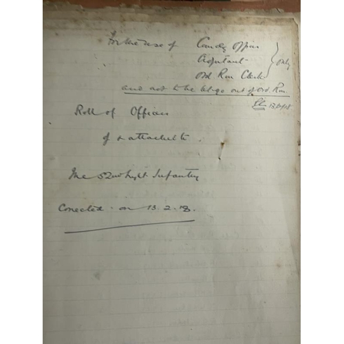 242 - World War One: An extremely rare World War I collection of paperwork from Lt. Col. Richard Crosse DS... 