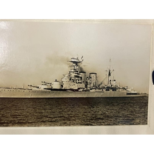 254 - Militaria: Rare H.M.S. Hood Harmony Boys publicity flyer October 1937 plus a shipboard H.M.S. Hood C... 