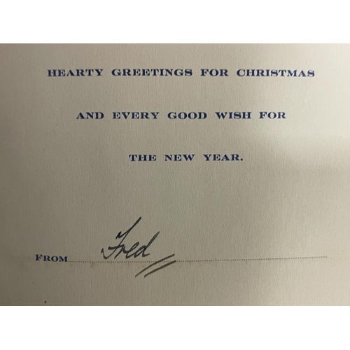 254 - Militaria: Rare H.M.S. Hood Harmony Boys publicity flyer October 1937 plus a shipboard H.M.S. Hood C... 