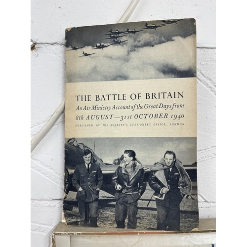 268 - Militaria: WWII patriotic needlepoint There'll Always be an England. 12ins. x 18ins. Plus a Battle o... 