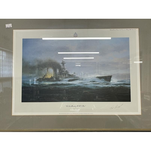 270 - Limited Edition Prints: Flight Against The Bismarck by Philip E. West, signed by the artist, signed ... 