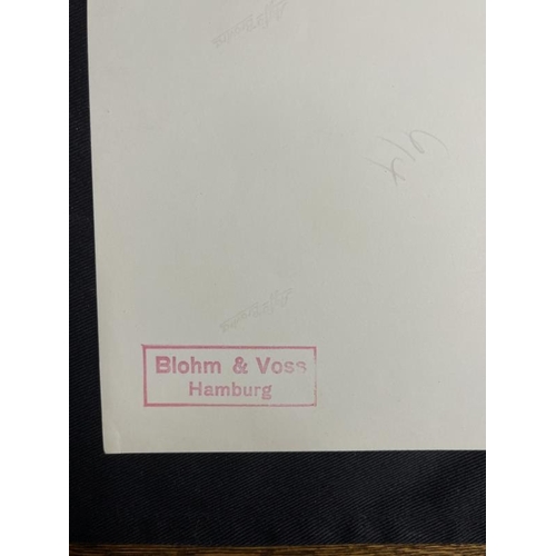 289 - Third Reich/Photographs: Rare collection of five period press photographs of The Launch of The Bisma... 