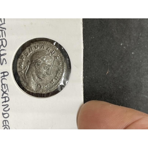 541 - Numismatics: Roman Severus Alexander 222-235A Denarius. Rev Felicitas holding wreath and Patera.