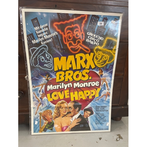 298 - Film Posters: Selection of foyer posters including When we Were Kings, Green Mile, Shadowlands, Adam... 