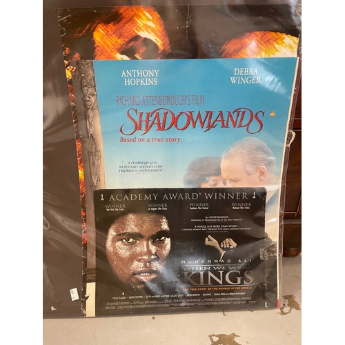 298 - Film Posters: Selection of foyer posters including When we Were Kings, Green Mile, Shadowlands, Adam... 