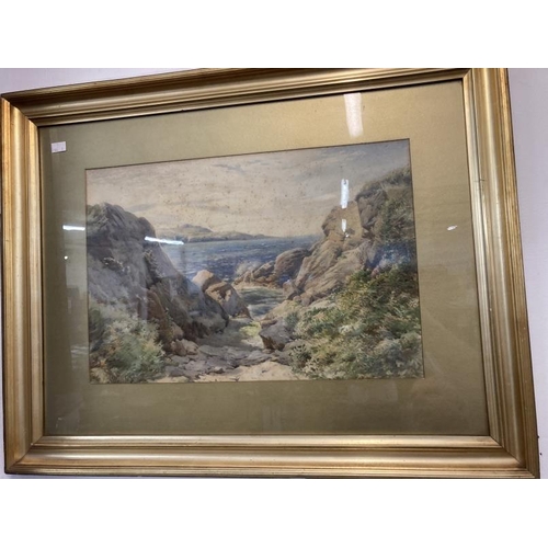 152 - Thomas I. Hallett (1857-1944) Ex-Art Master, Trowbridge College of Art: Watercolours, a large seasca... 
