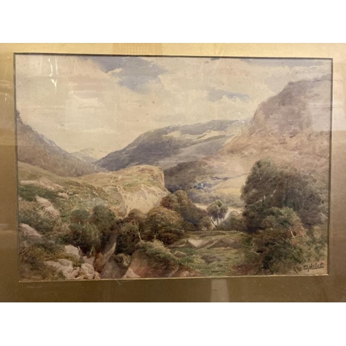 156 - Thomas I. Hallett (1857-1944) Ex-Art Master, Trowbridge College of Art: Watercolours, landscape rive... 