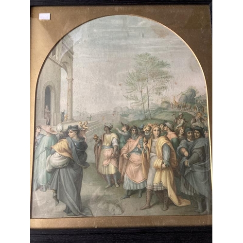 163 - 20th cent. Contemporary oil painting, oil on canvas, figures by a river, signed and framed. 19¼ins. ... 