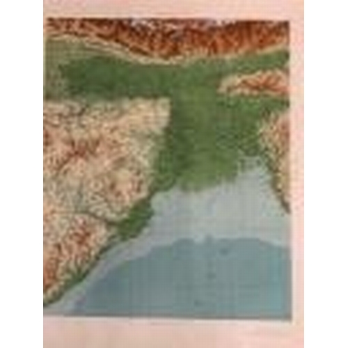 204 - Maps/Atlases: Sectional map of India and adjacent countries, scale 1 inch to 32 miles. Published und... 