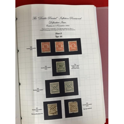 220 - Stamps: Two loose leaf albums of 19th cent & early 20th cent. stamps & covers for German States, Ger... 