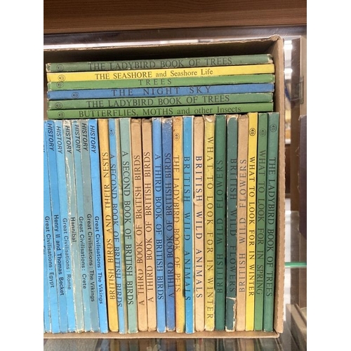 262 - Books: Ladybird Series 536 Nature Topics published early 1960s x 23 and Series 561 History Topics pu... 