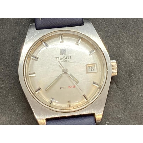 434 - Watches: Ladies 1970s gold plated Omega automatic with original leather strap. Plus a gentlemen's 19... 