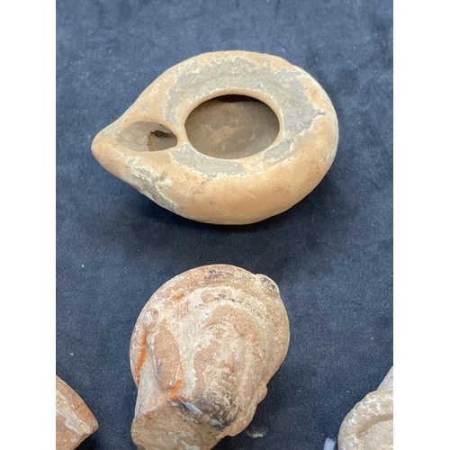 588 - Ancient Artefacts: Excavated from Romano-Greek Cyprus including terracotta Cypro-Archaic figure frag... 