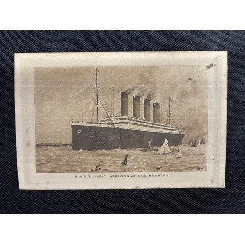 207 - R.M.S. TITANIC: Collection of Titanic passengers Richard and Stanley May. Extremely rare R.M.S. Olym... 