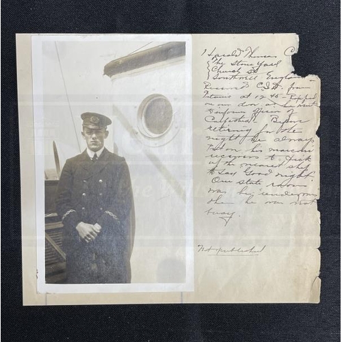 251 - R.M.S. TITANIC: Extremely rare unpublished photograph of Harold Thomas Cottam, the Wireless Operator... 