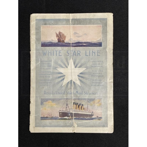 256 - R.M.S. TITANIC: Extremely rare First-Class passenger list that survived the sinking in the pocket of... 