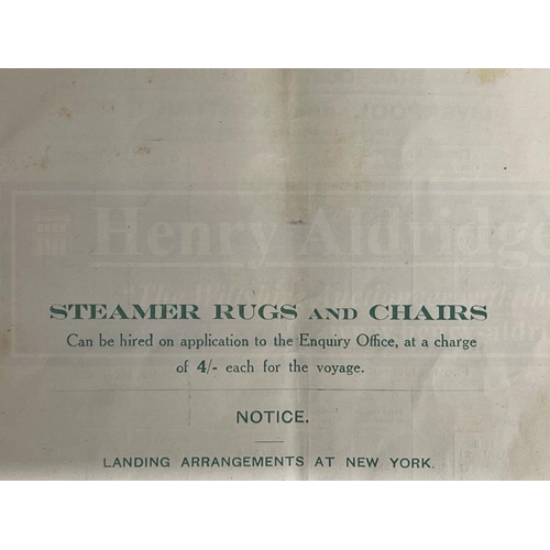 256 - R.M.S. TITANIC: Extremely rare First-Class passenger list that survived the sinking in the pocket of... 