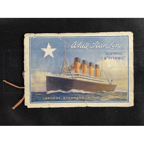 259 - R.M.S. TITANIC: Rare booklet of notes and illustrations for First and Second-Class passengers onboar... 