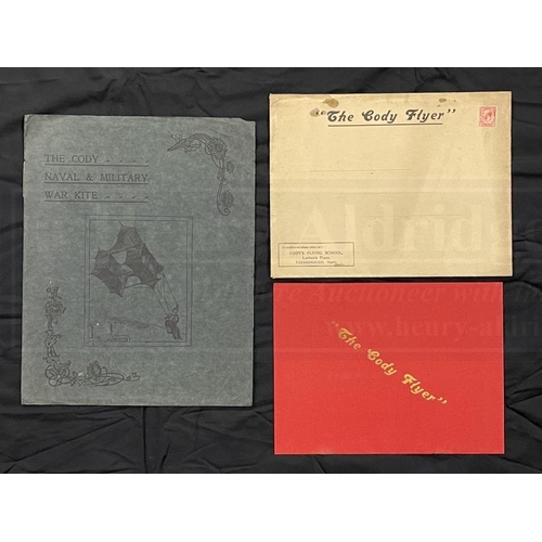 9 - EARLY AVIATION PIONEERS/THE SAMUEL CODY ARCHIVE: Rare original promotional brochure for the Cody War... 