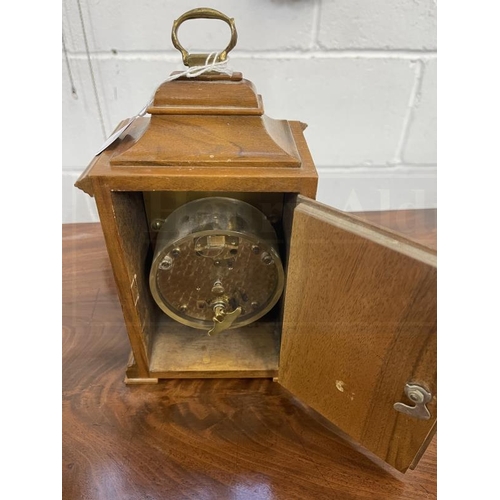 119 - Clocks: 20th cent. Mahogany dwarf bracket clock with Rotherham of Coventry movement. A/F. 9¾ins. hig... 