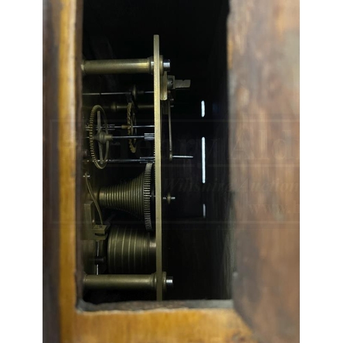 121 - Clocks: Early 20th cent. oak Ward and Son of Evesham fusee, circular dial school clock, 16ins., diam... 