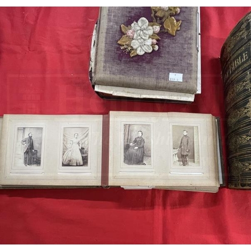 213 - Photographs: Late 19th cent. Two photograph albums one containing photographs by Trowbridge photogra... 