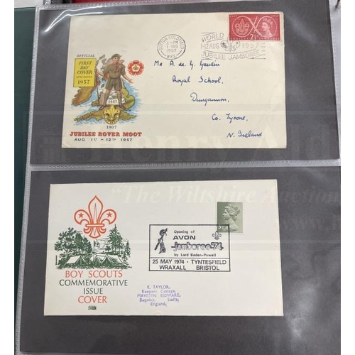 216 - Stamps: First day covers, collection of three albums containing more than three hundred first day an... 