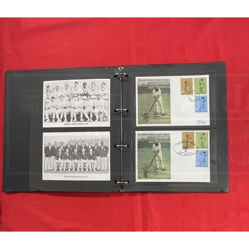 233 - Stamps: Cricket commemorative first day covers. Eighteen covers depicting W.G. Grace Commemorating 1... 