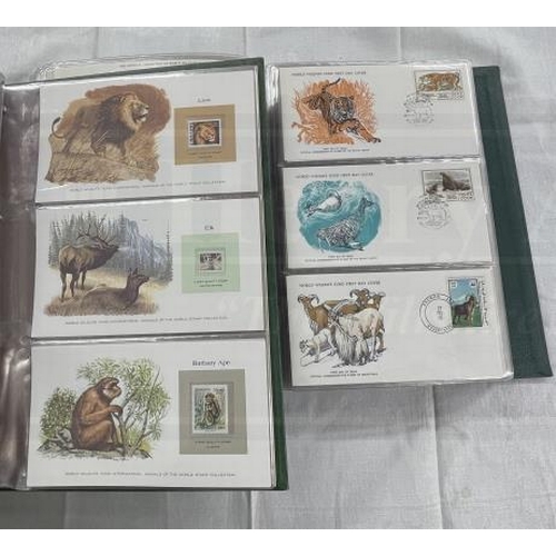 243 - Stamps: First day covers, Natural History, the Official Collection of World Wildlife first day cover... 