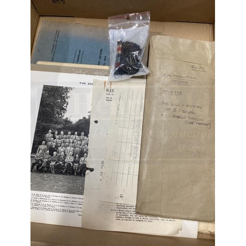 245 - World War Two: Important archive relating to Sub Lt. David Johnson and H.M.S. M.T.B. 770, a motor to... 