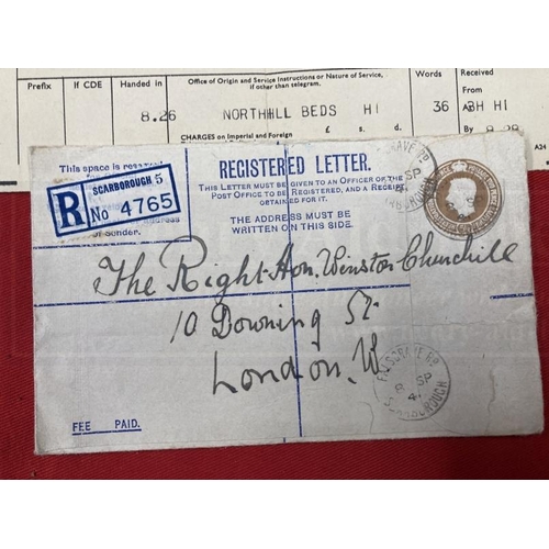 261 - Militaria/World War Two: Emotive Post Office telegram to G.W. Neston relating to the death of his mo... 